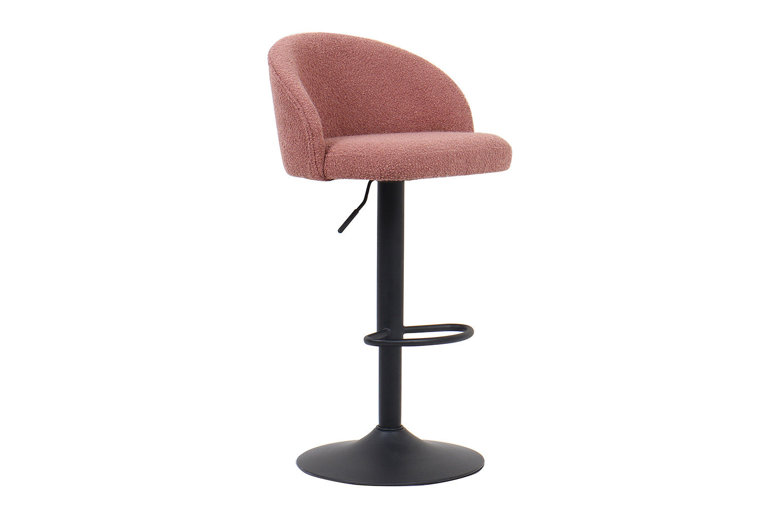 Barstoel lamor Bouclé Roze