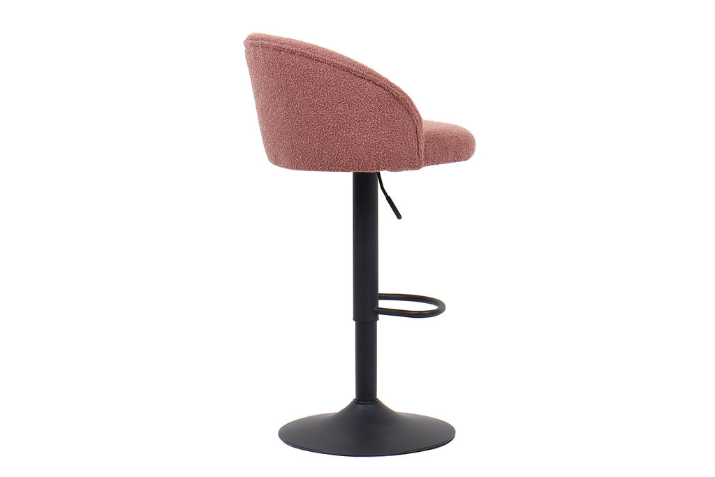 Barstoel lamor Bouclé Roze