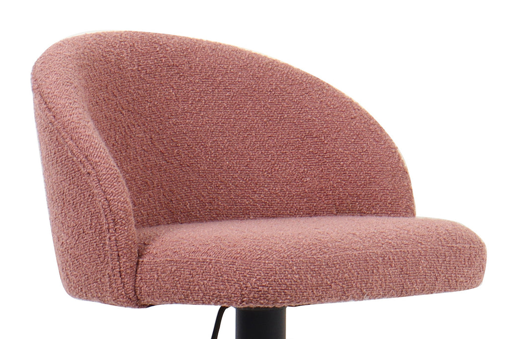 Barstoel lamor Bouclé Roze