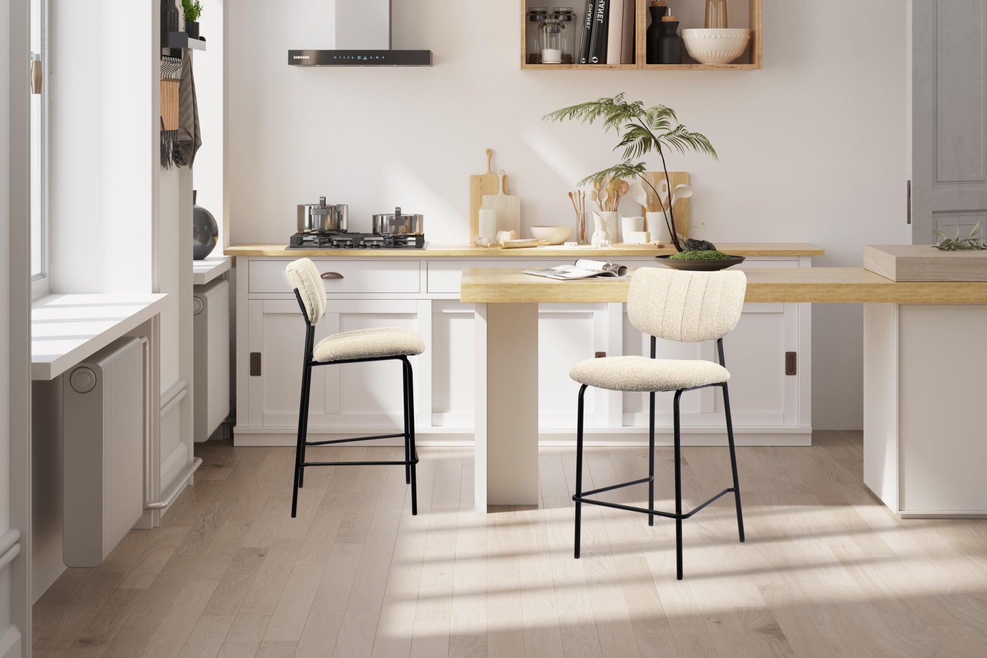 Counterstoel ant Stof Ote Lisa 110 Beige