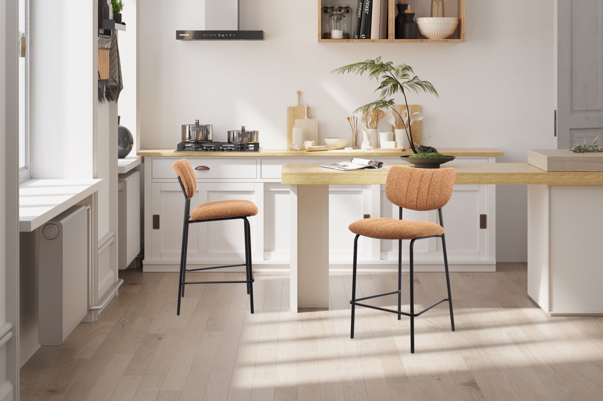 Counterstoel ant Stof Ote Lisa 251 Oranje