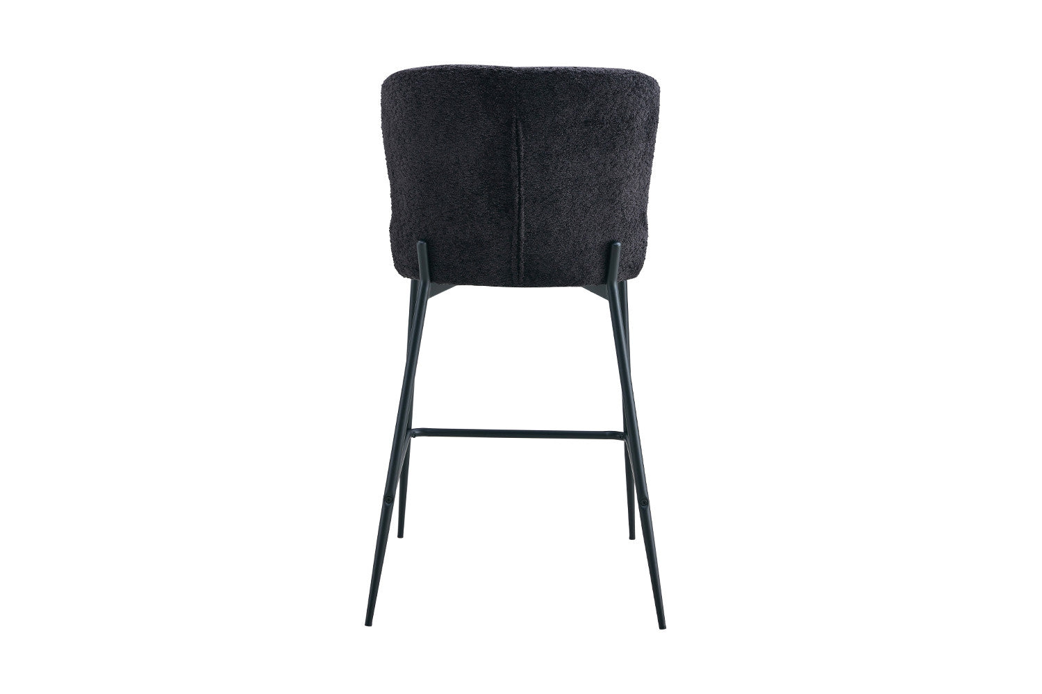 Counterstoel los Bouclé Donkergrijs