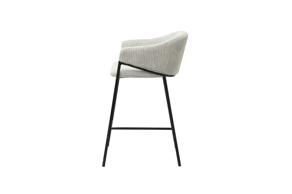 Counterstoel goha Corduroy Lichtgrijs