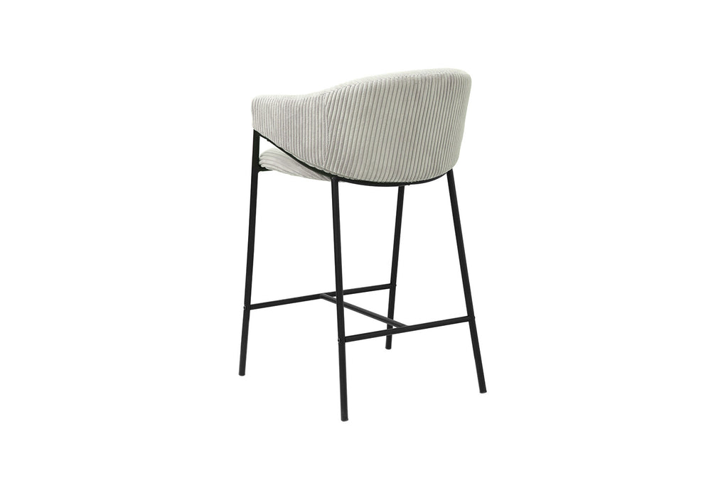 Counterstoel goha Corduroy Lichtgrijs