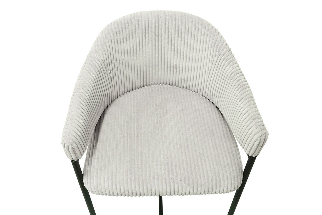 Counterstoel goha Corduroy Lichtgrijs
