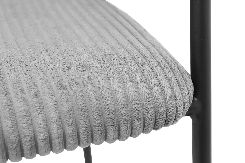 Counterstoel goha Corduroy Donkergrijs