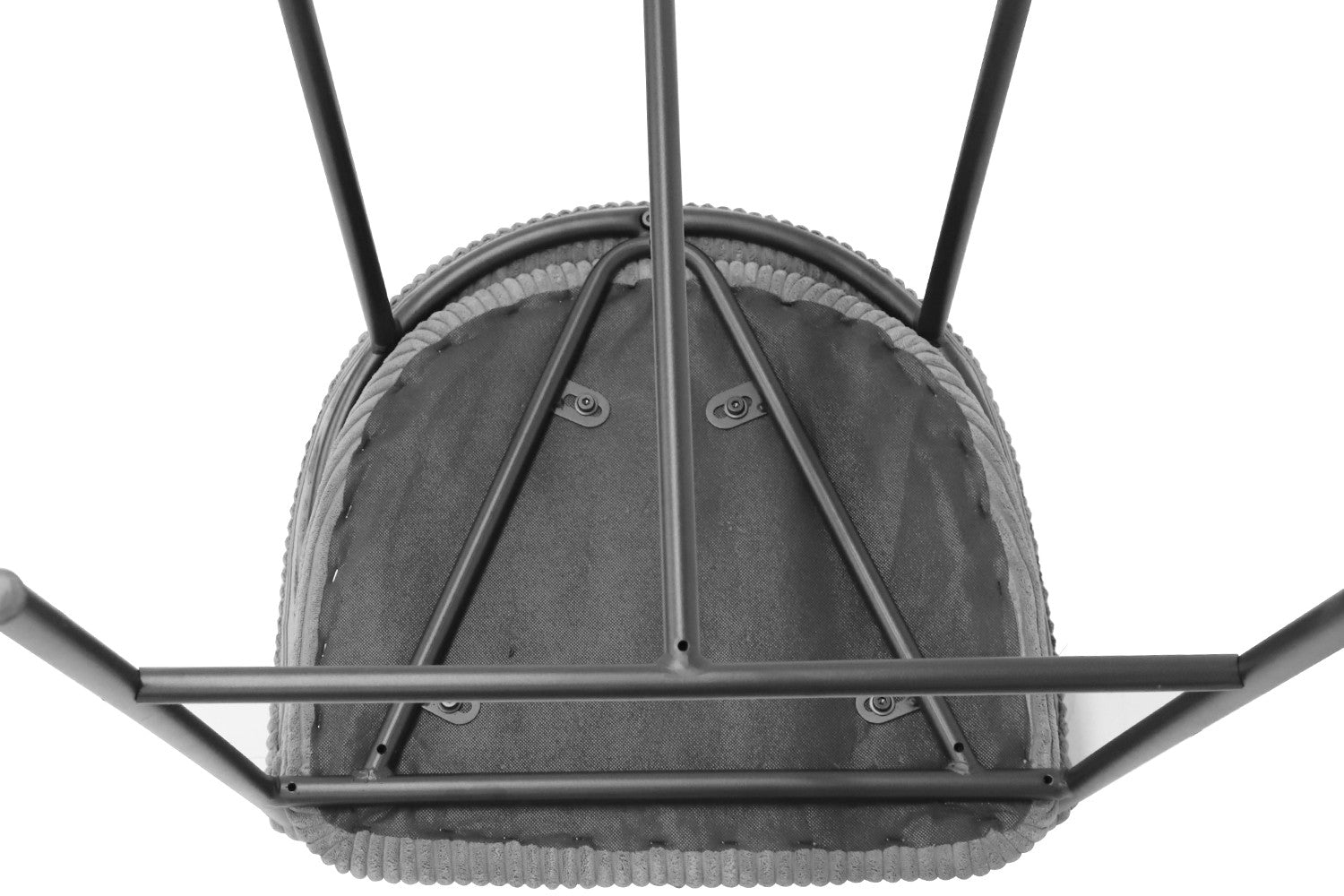 Counterstoel goha Corduroy Donkergrijs