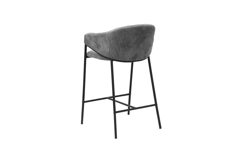 Counterstoel goha Corduroy Donkergrijs