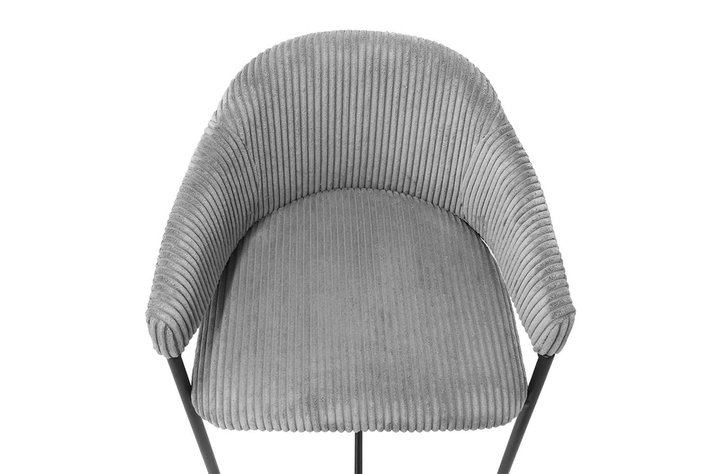 Counterstoel goha Corduroy Donkergrijs