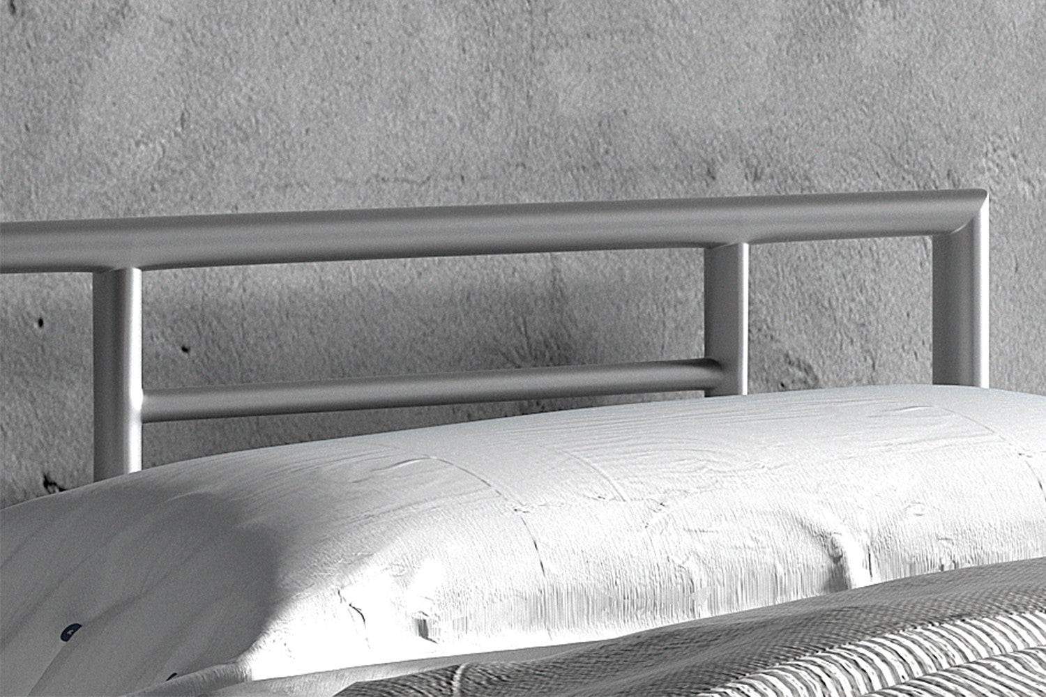 Bed Silka 90x200 met lattenbodem Grijs