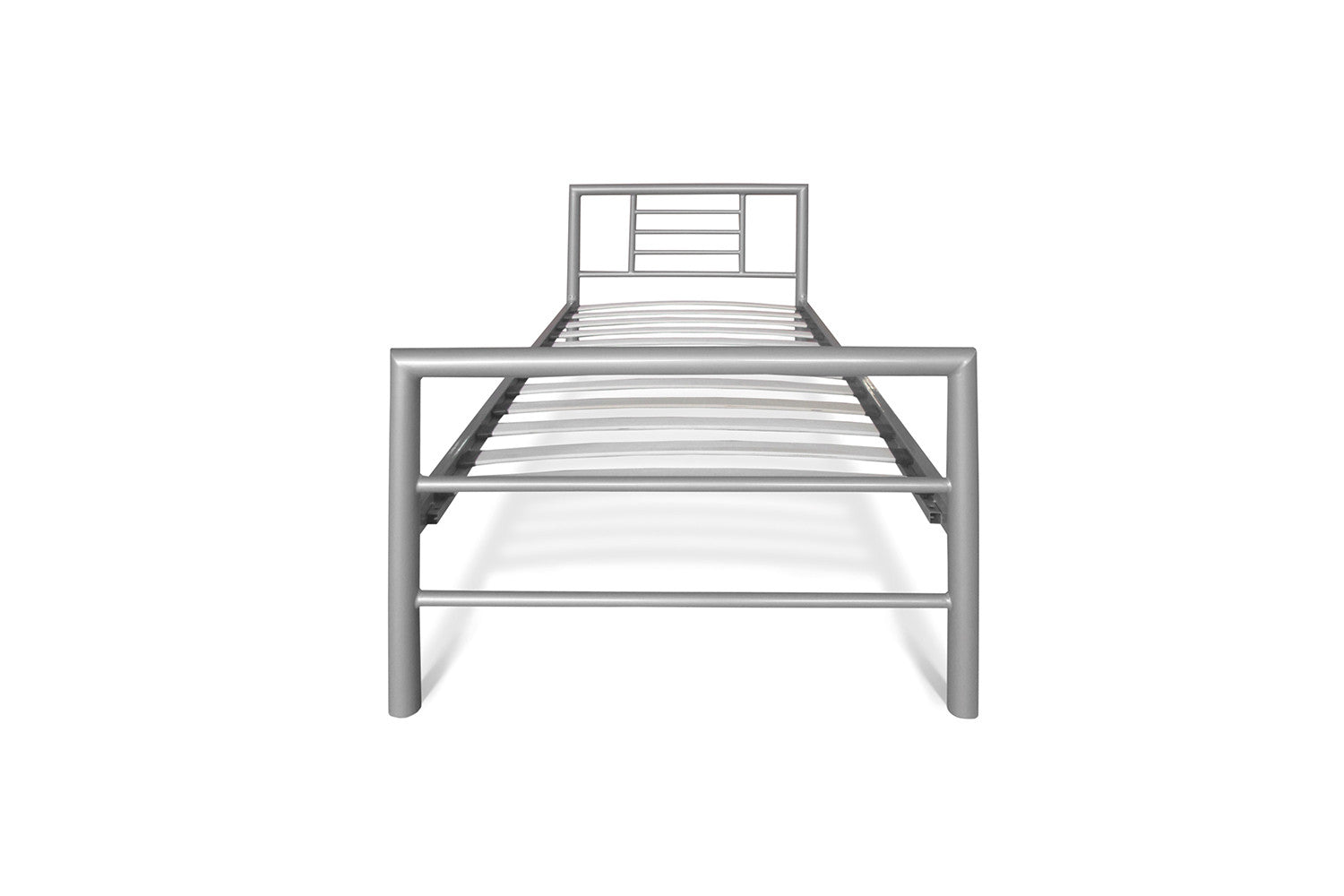 Bed Silka 90x200 met lattenbodem Grijs