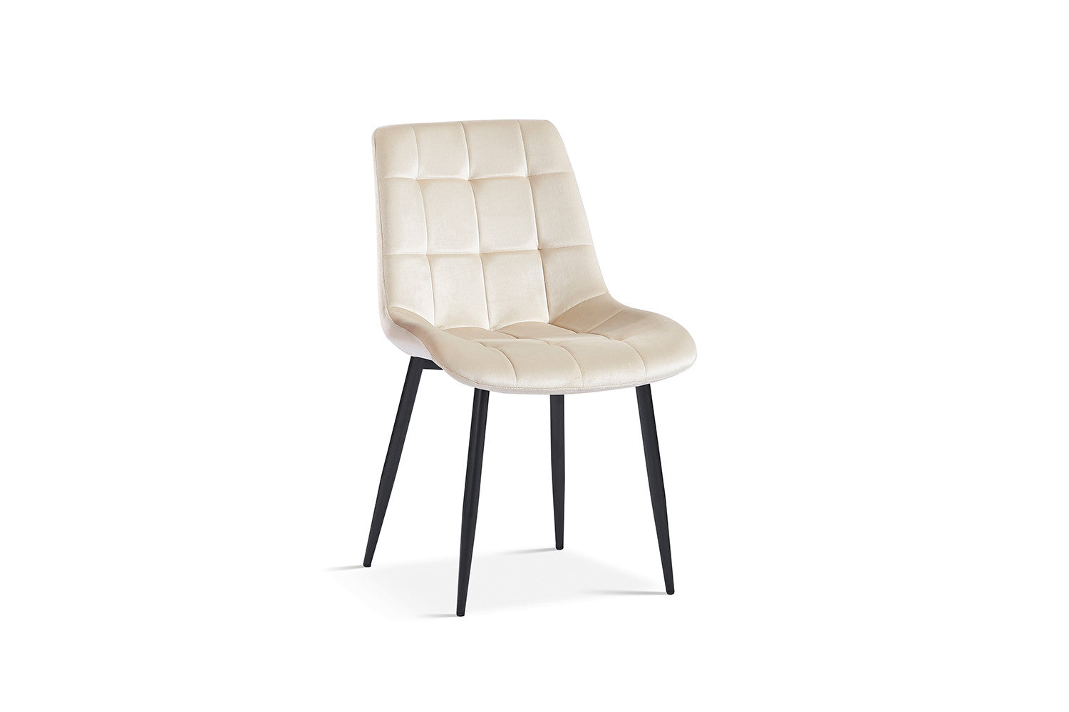 Stoel scando Fluweel Beige