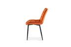 Stoel scando Fluweel Oranje