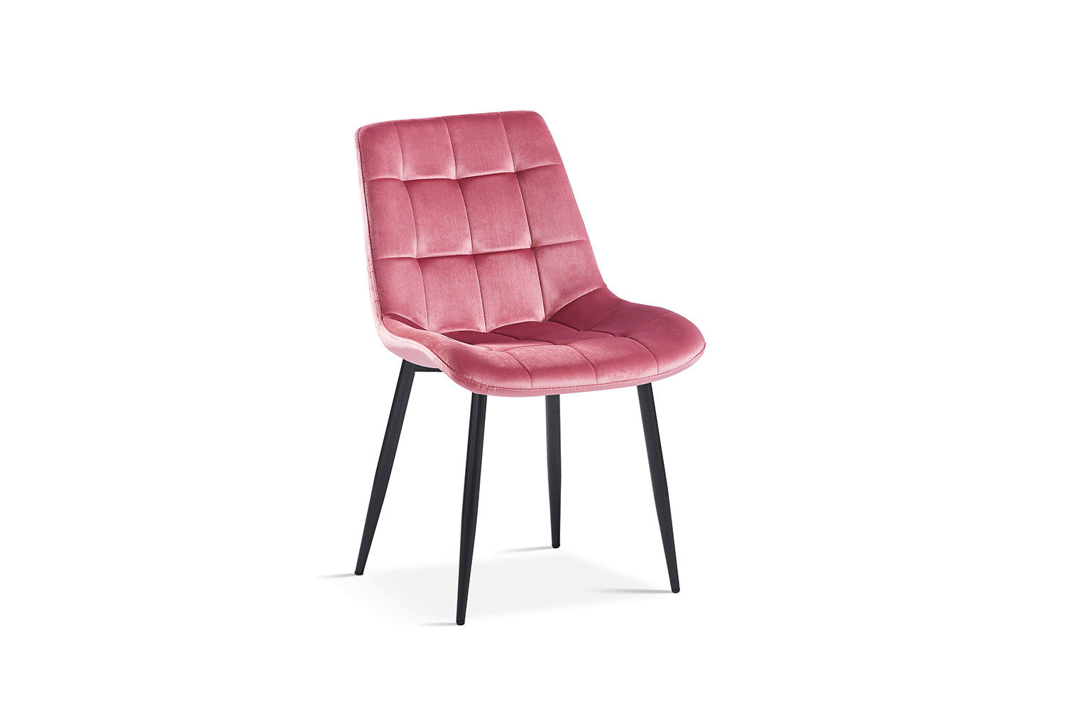 Stoel scando Fluweel Roze