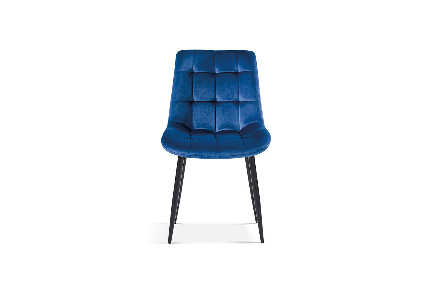Stoel scando Fluweel Blauw