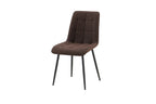 Set van 4 stoelen virello PU Donkerbruin