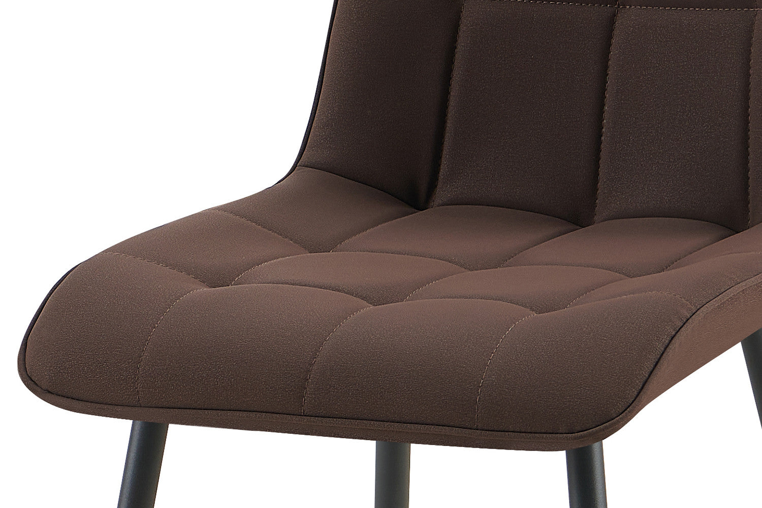 Set van 4 stoelen virello PU Donkerbruin