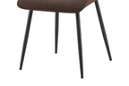 Set van 4 stoelen virello PU Donkerbruin