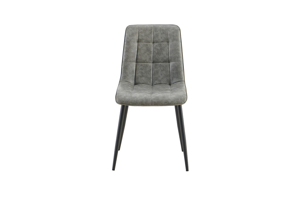 Set van 4 stoelen virello Vintage PU Grijs