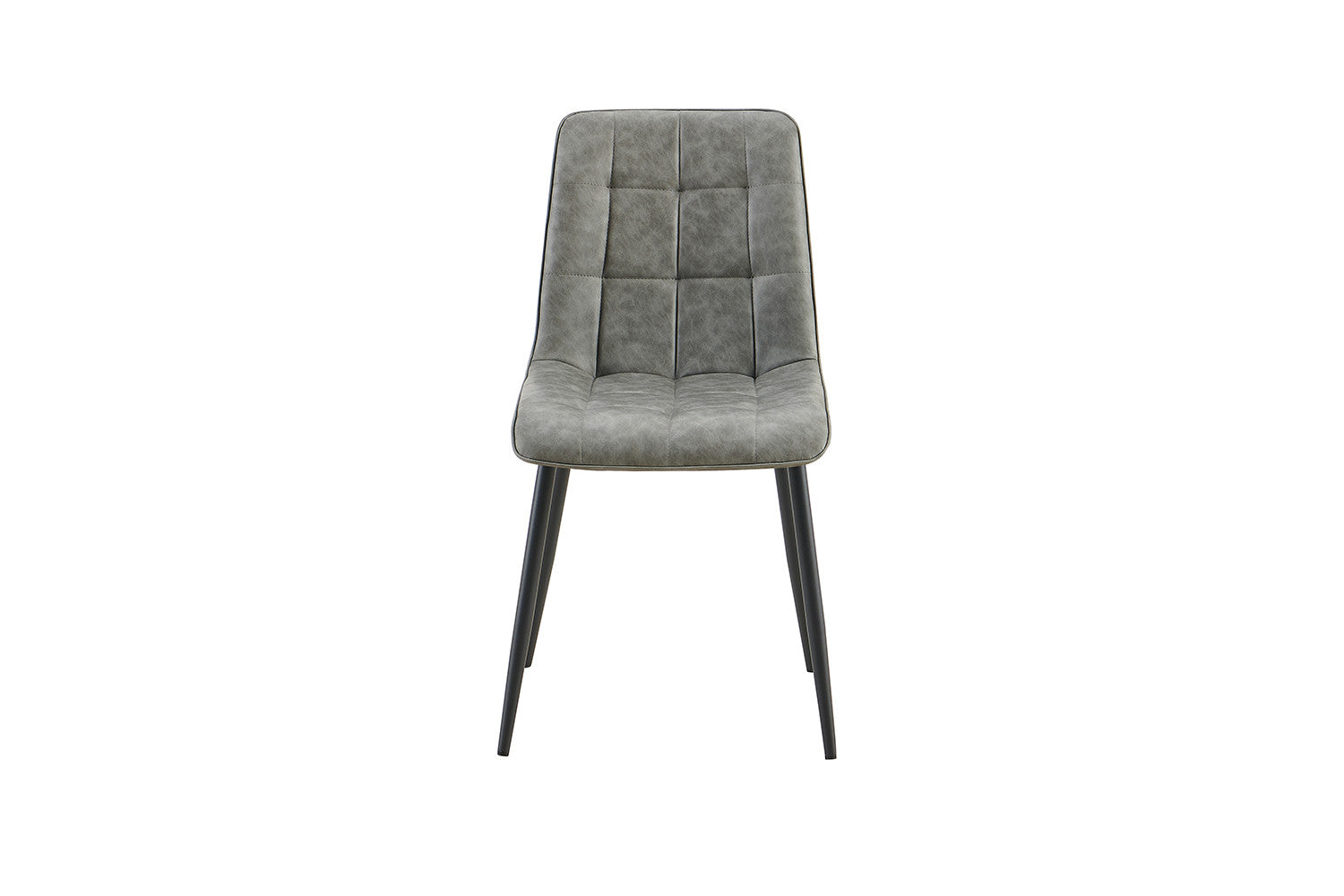 Set van 4 stoelen virello Vintage PU Grijs