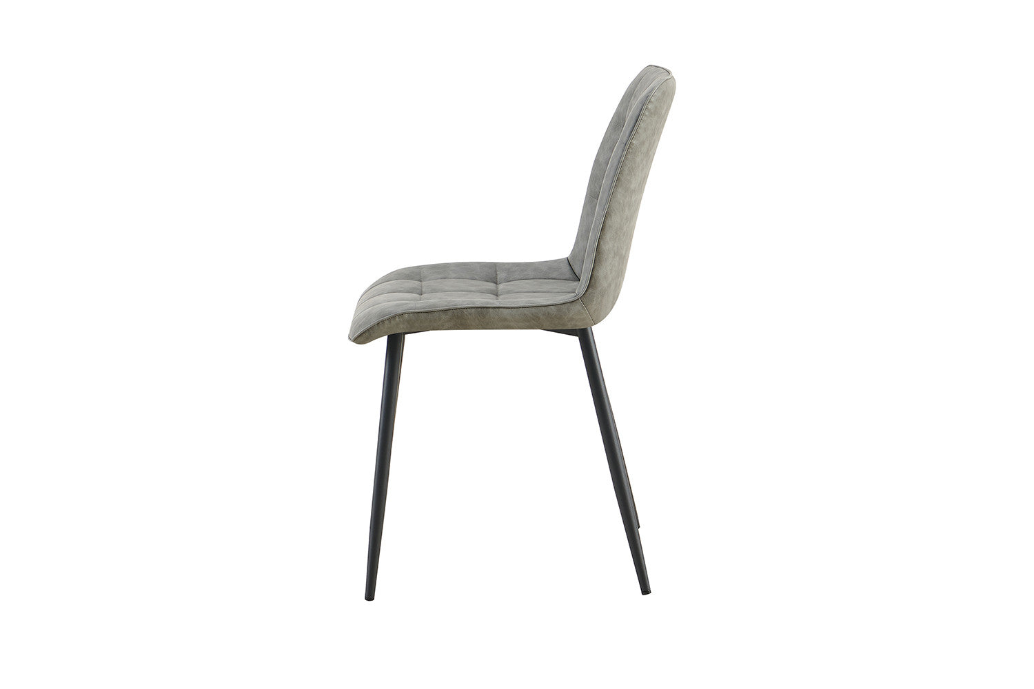 Set van 4 stoelen virello Vintage PU Grijs