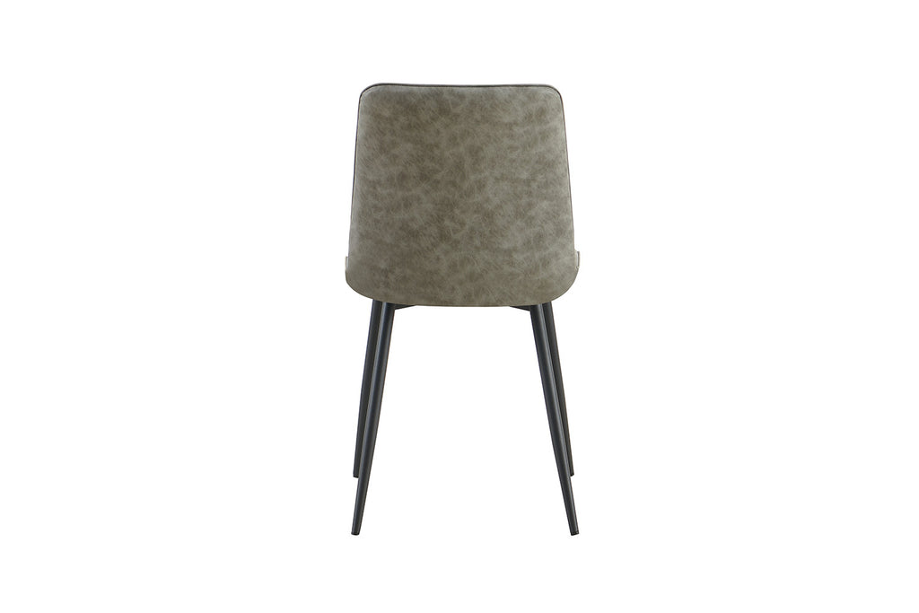 Set van 4 stoelen virello Vintage PU Grijs