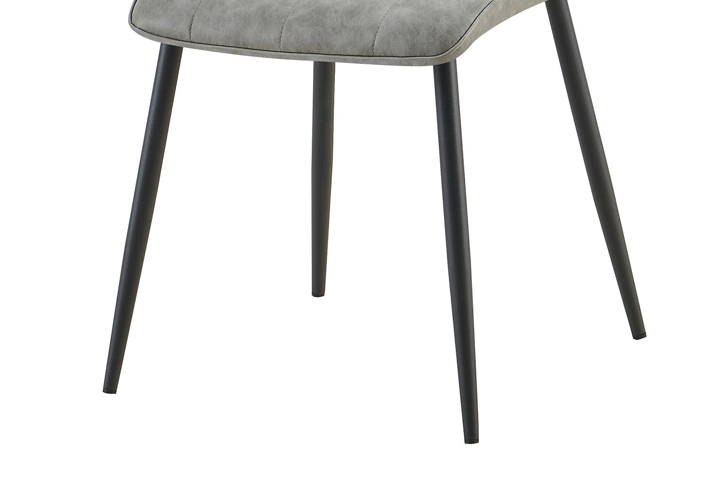 Set van 4 stoelen virello Vintage PU Grijs