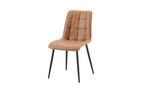 Set van 4 stoelen virello Vintage PU Cognac