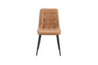 Set van 4 stoelen virello Vintage PU Cognac