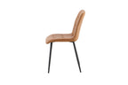 Set van 4 stoelen virello Vintage PU Cognac