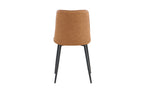 Set van 4 stoelen virello Vintage PU Cognac