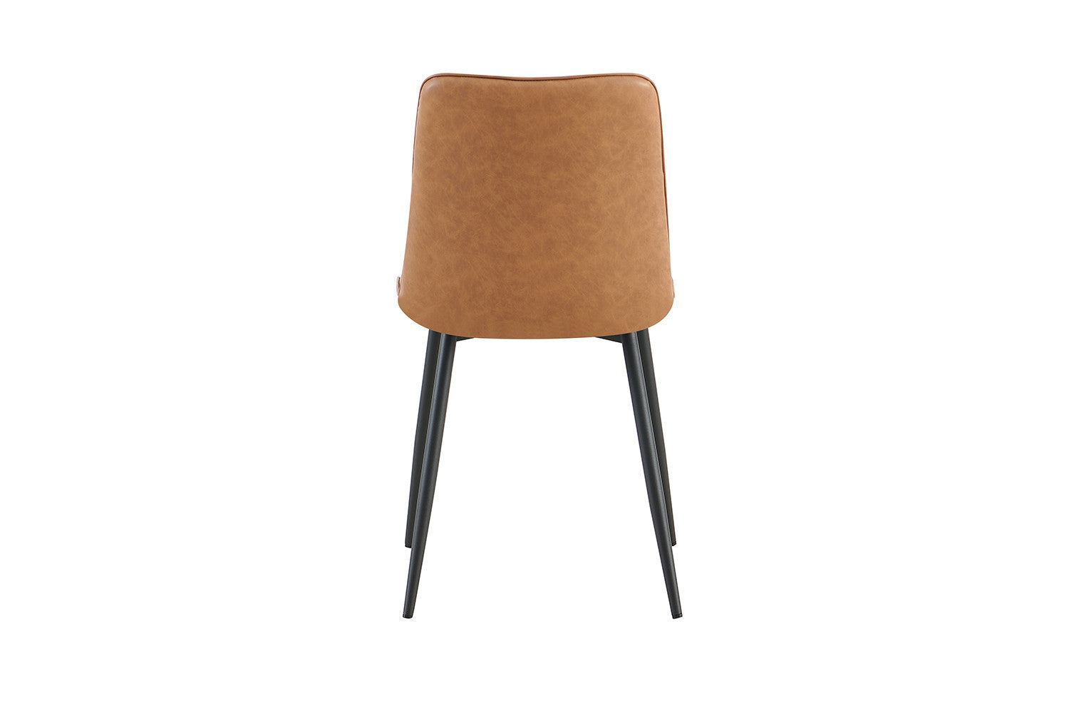 Set van 4 stoelen virello Vintage PU Cognac