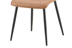 Set van 4 stoelen virello Vintage PU Cognac