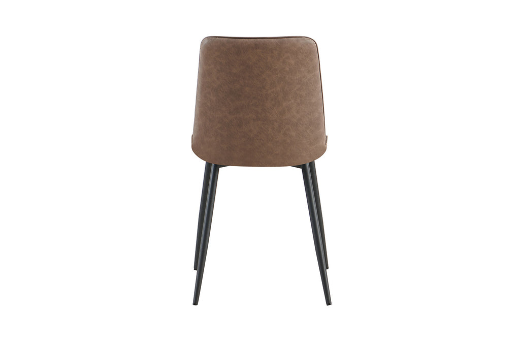 Set van 4 stoelen virello Vintage PU Bruin