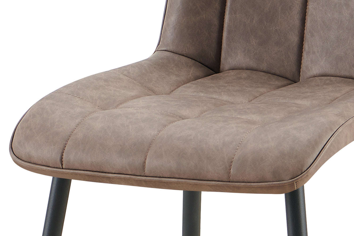 Set van 4 stoelen virello Vintage PU Bruin