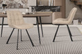 Stoel lorano Stof Ote Montego 178 Beige/Lichtgrijs