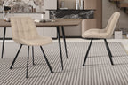 Stoel lorano Stof Ote Montego 178 Beige/Lichtgrijs