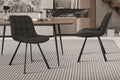 Stoel lorano Stof Ote Montego 460 Donkergrijs