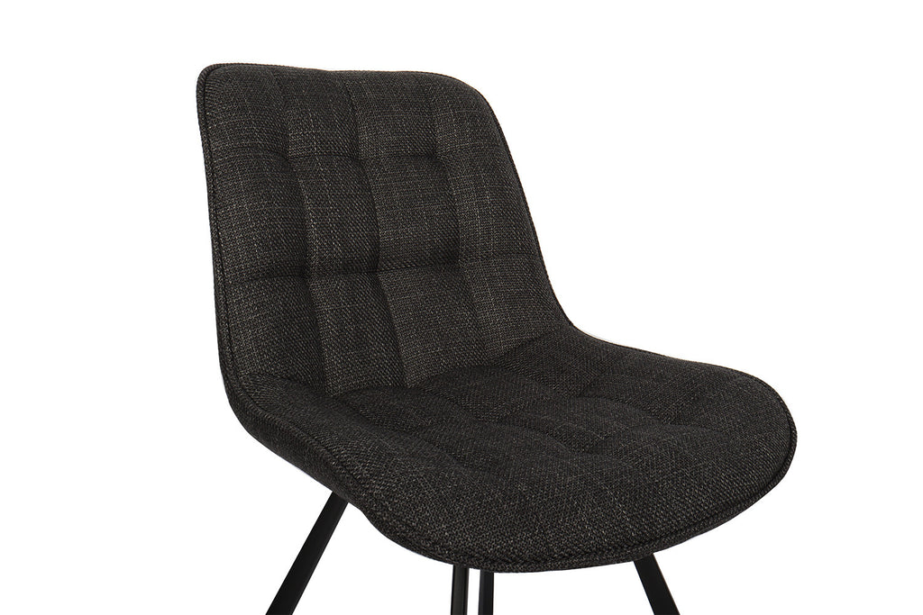 Stoel lorano Stof Ote Montego 460 Donkergrijs