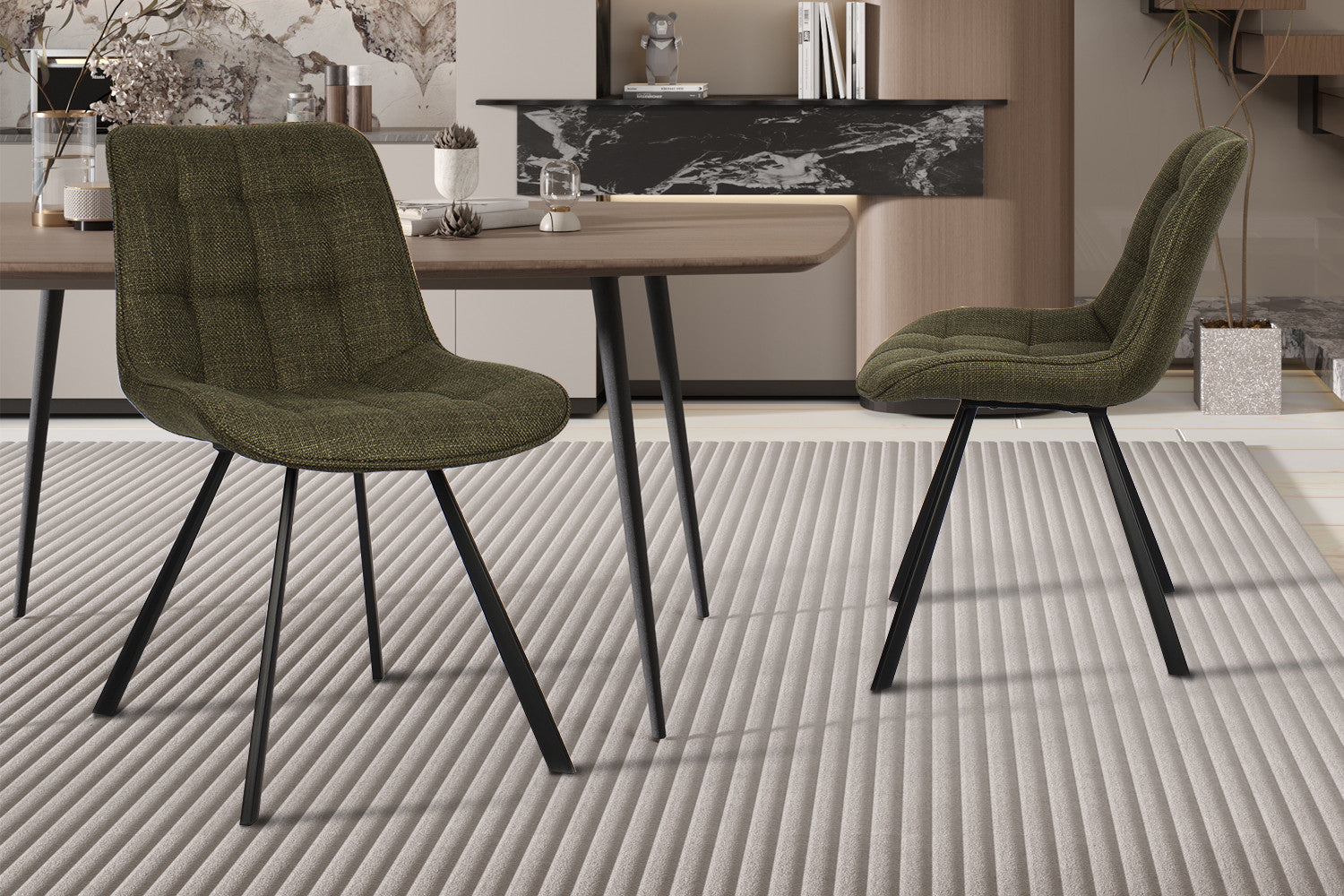 Stoel lorano Stof Ote Montego 350 Groen