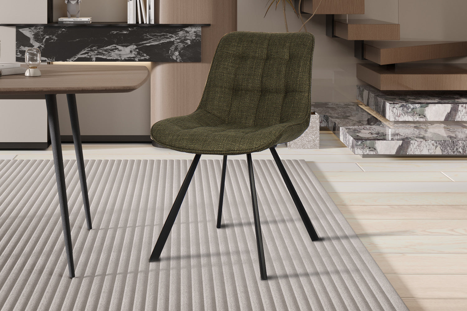 Stoel lorano Stof Ote Montego 350 Groen