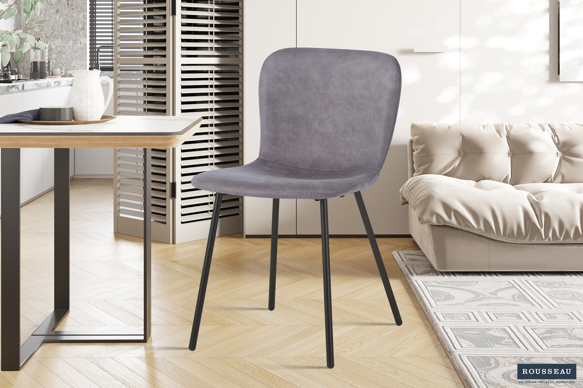 Stoel quantaro PU Taupe