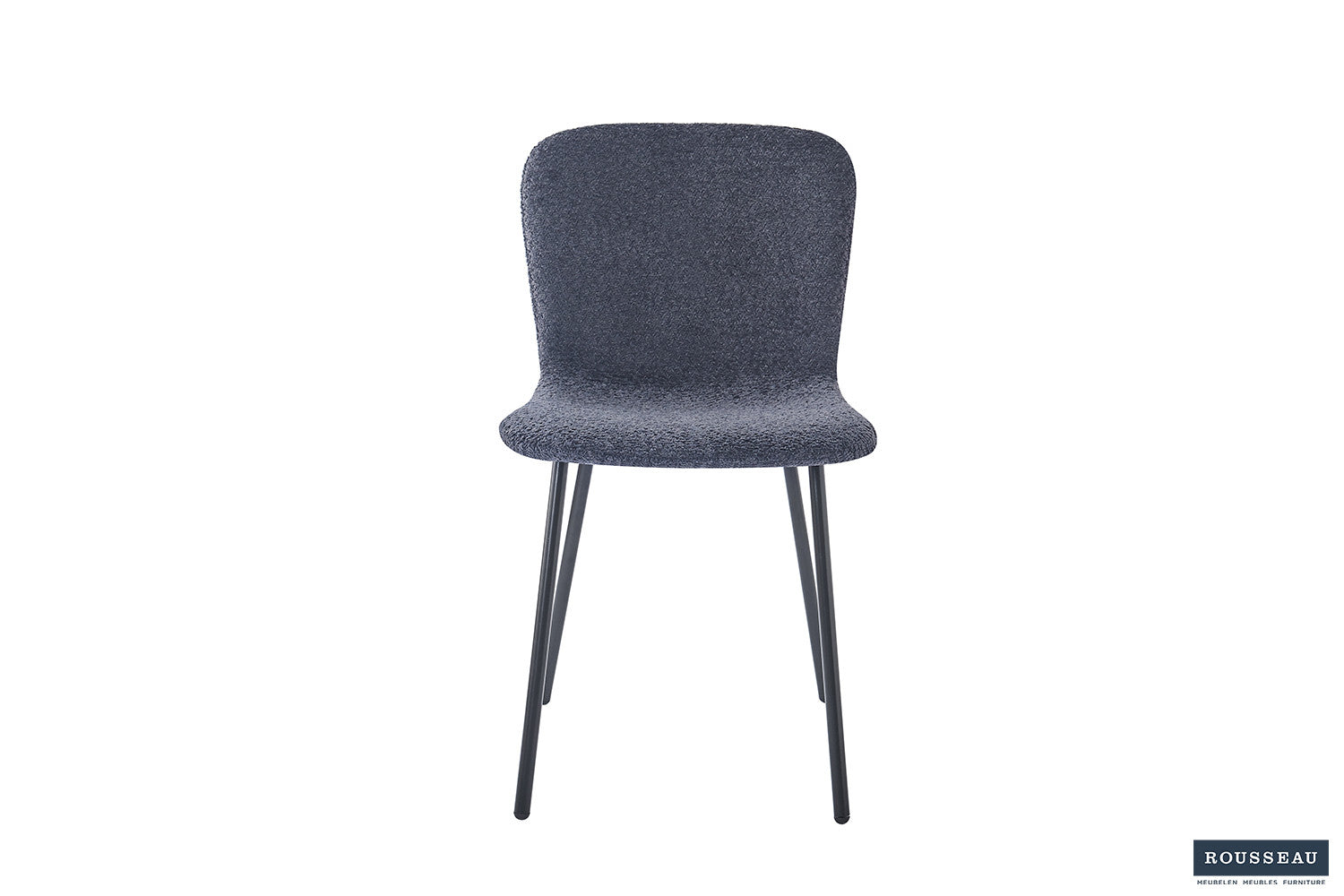 Stoel quantaro Bouclé Donkergrijs