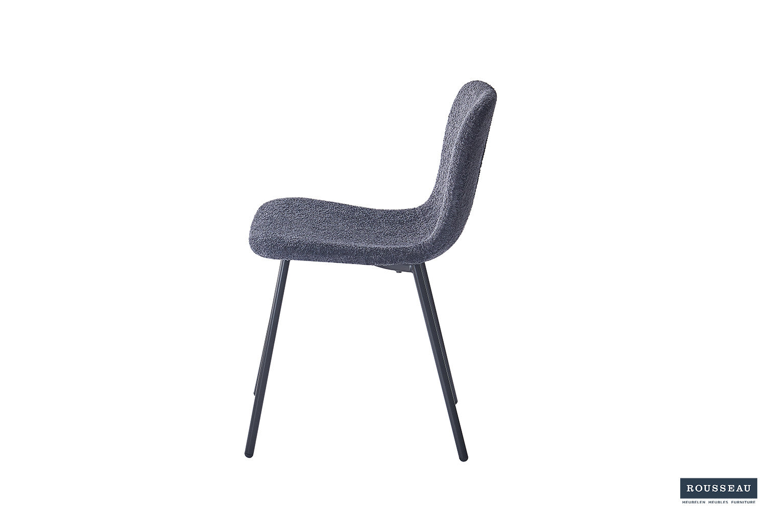 Stoel quantaro Bouclé Donkergrijs