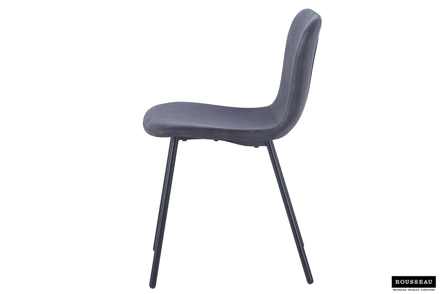 Stoel quantaro PU Donkergrijs