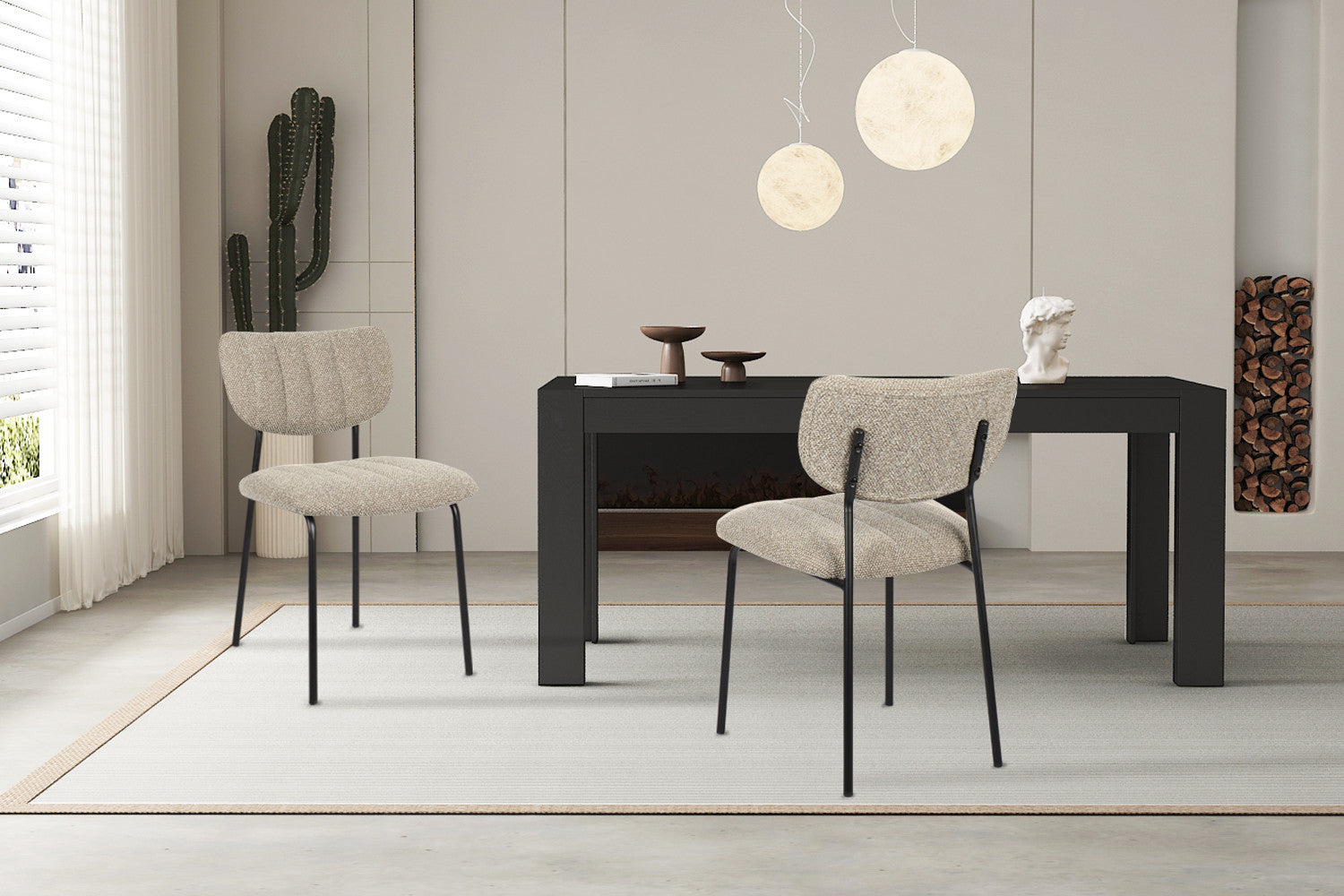 Stoel calvoro Stof Ote Lisa 170 Bruin