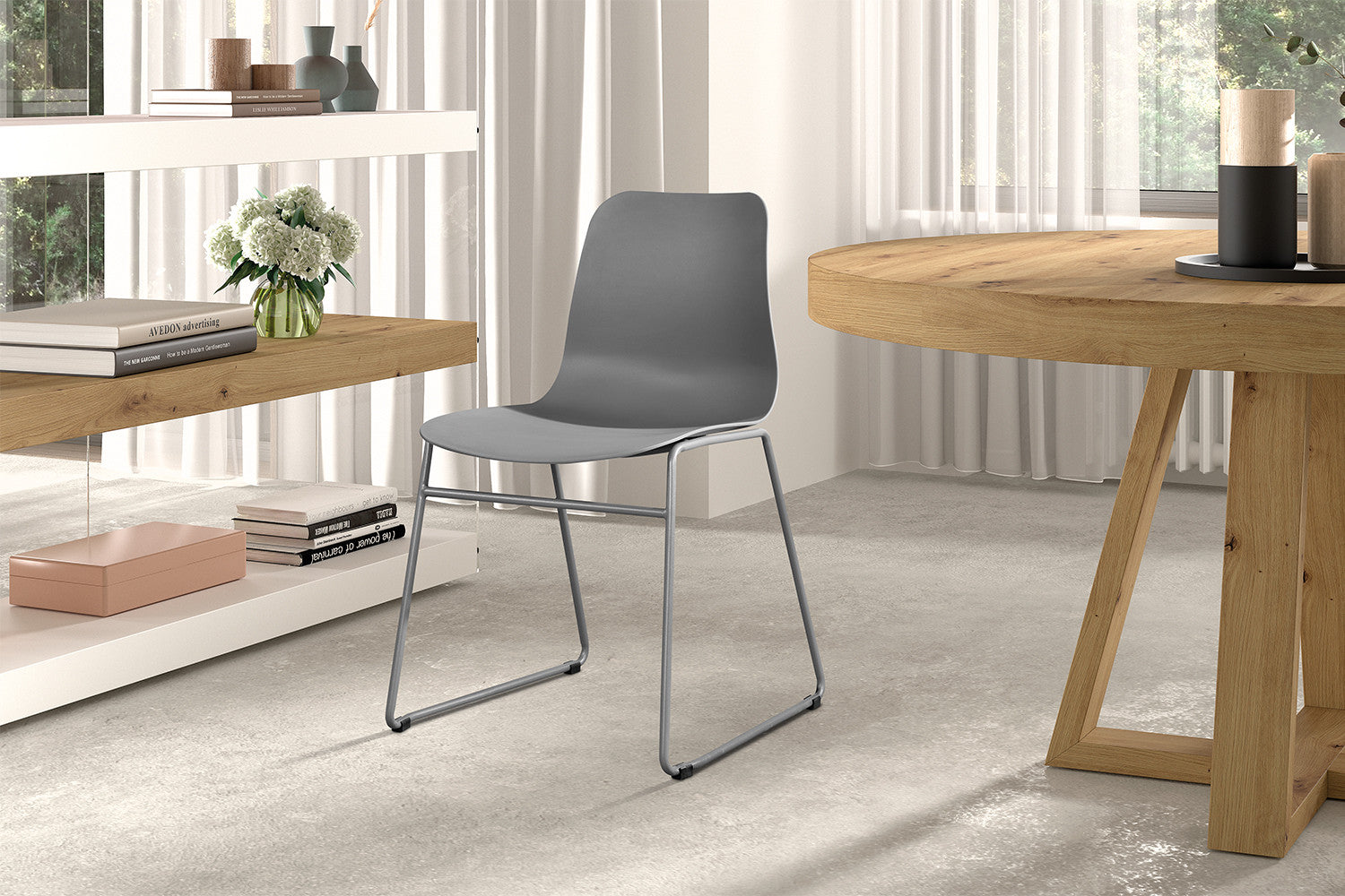 Stoel vistaro PP Grijs