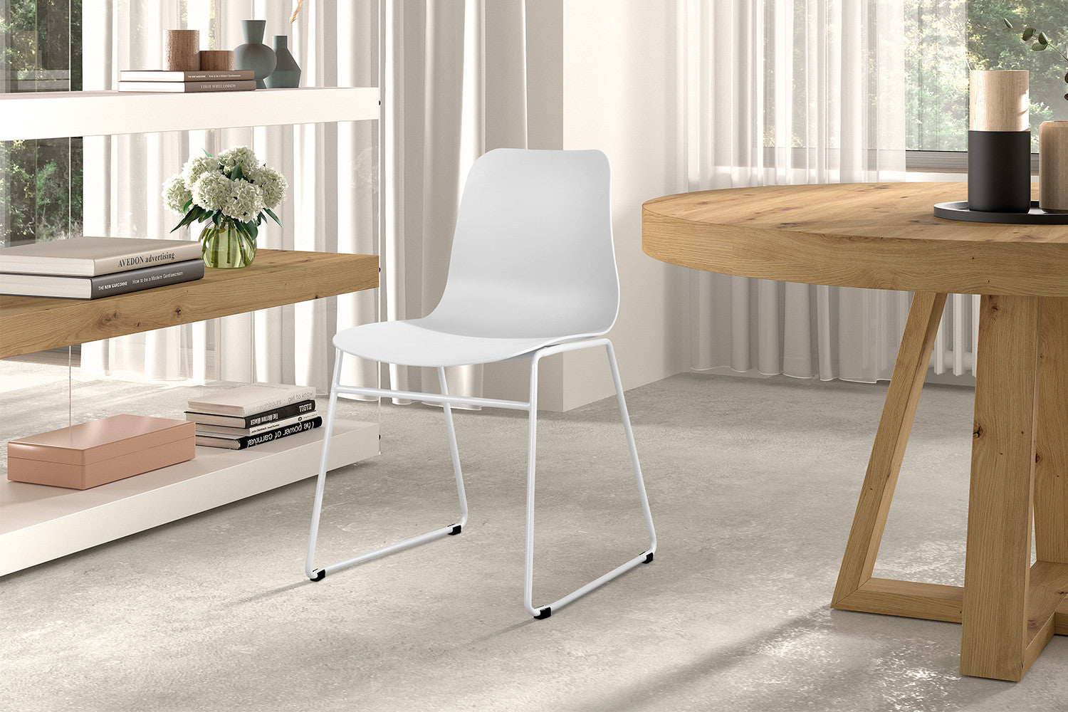 Stoel vistaro PP Wit