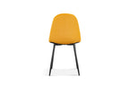 Stoel laverna Fluweel Geel