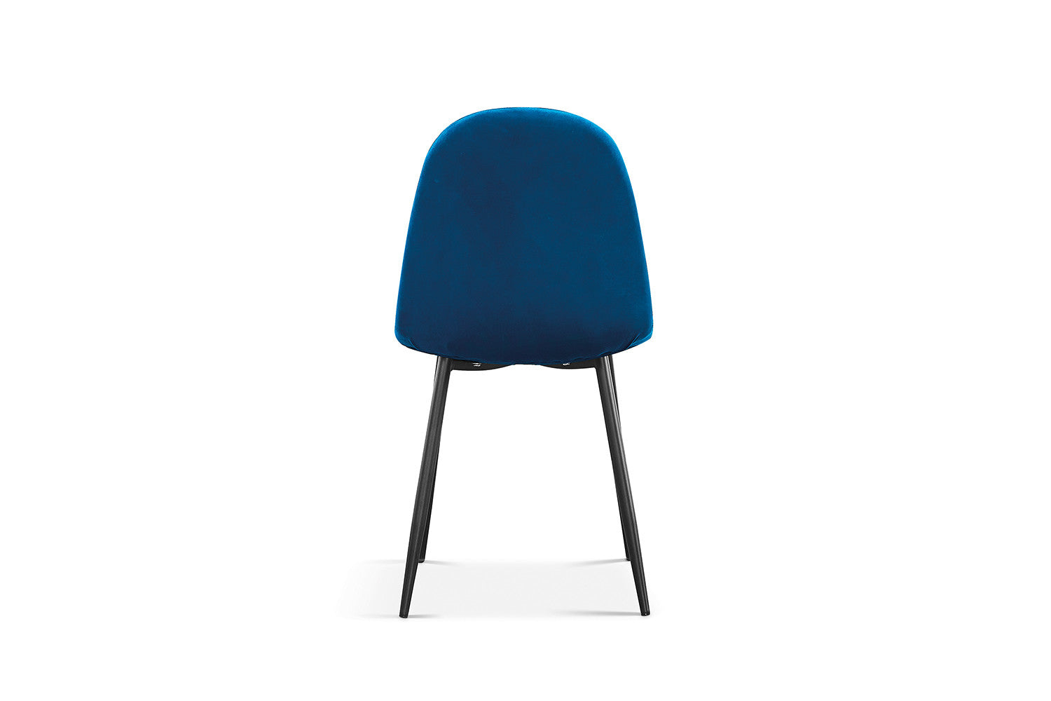 Stoel laverna Fluweel Donkerblauw